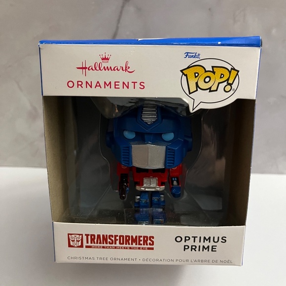 NIB Funko POP! Transformers Optimus & Star Wars Mandalorian Grogu Ornament Lot - Picture 2 of 11